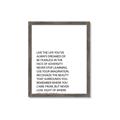Picture of Live The Life II _GroupedProduct_Rectangle_Portrait_Framed_Matted_
