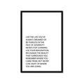 Picture of Live The Life II _GroupedProduct_Rectangle_Portrait_Framed_Matted_