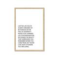 Picture of Live The Life II _GroupedProduct_Rectangle_Portrait_Framed_Matted_