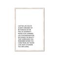 Picture of Live The Life II _GroupedProduct_Rectangle_Portrait_Framed_Matted_