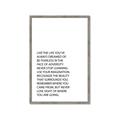 Picture of Live The Life II _GroupedProduct_Rectangle_Portrait_Framed_Matted_
