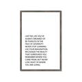 Picture of Live The Life II _GroupedProduct_Rectangle_Portrait_Framed_Matted_