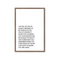 Picture of Live The Life II _GroupedProduct_Rectangle_Portrait_Framed_Matted_