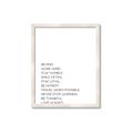 Picture of Be Kind Work Hard IV _GroupedProduct_Rectangle_Portrait_Framed_Matted_