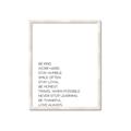 Picture of Be Kind Work Hard IV _GroupedProduct_Rectangle_Portrait_Framed_Matted_