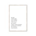 Picture of Be Kind Work Hard IV _GroupedProduct_Rectangle_Portrait_Framed_Matted_