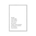 Picture of Be Kind Work Hard IV _GroupedProduct_Rectangle_Portrait_Framed_Matted_