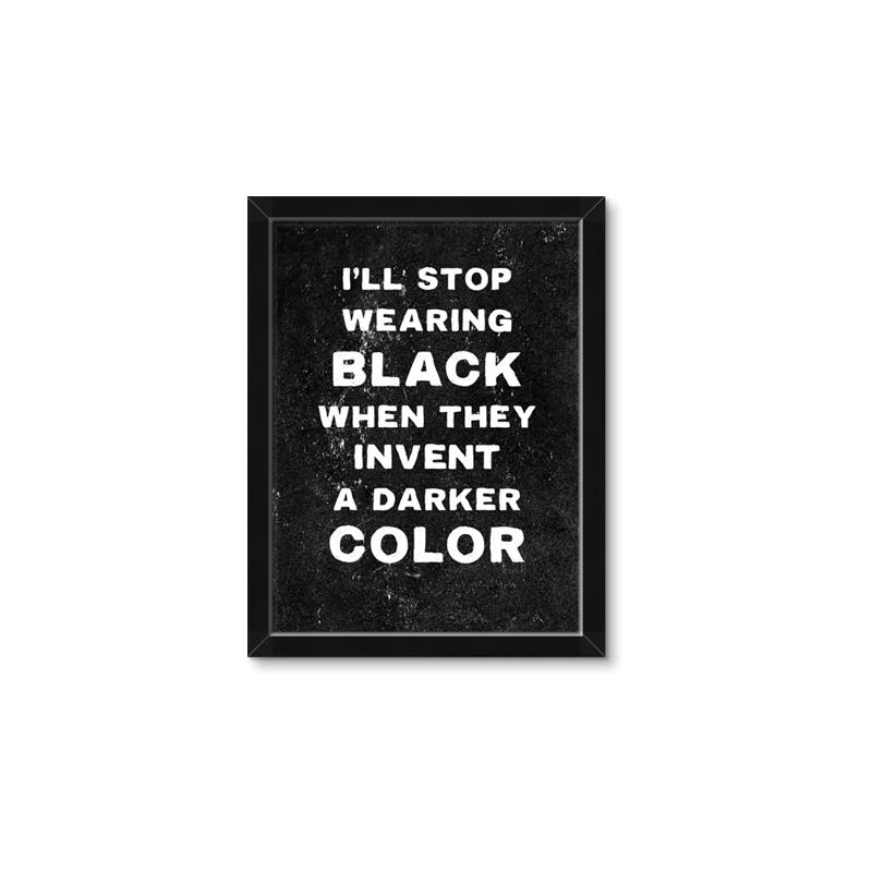 Picture of I'll Stop Wearing Black III _GroupedProduct_Rectangle_Portrait_Framed_Matted_