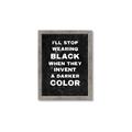 Picture of I'll Stop Wearing Black III _GroupedProduct_Rectangle_Portrait_Framed_Matted_
