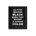 Picture of I'll Stop Wearing Black III _GroupedProduct_Rectangle_Portrait_Framed_Matted_