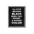 Picture of I'll Stop Wearing Black III _GroupedProduct_Rectangle_Portrait_Framed_Matted_