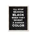 Picture of I'll Stop Wearing Black III _GroupedProduct_Rectangle_Portrait_Framed_Matted_