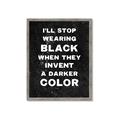 Picture of I'll Stop Wearing Black III _GroupedProduct_Rectangle_Portrait_Framed_Matted_
