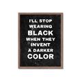 Picture of I'll Stop Wearing Black III _GroupedProduct_Rectangle_Portrait_Framed_Matted_