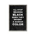 Picture of I'll Stop Wearing Black III _GroupedProduct_Rectangle_Portrait_Framed_Matted_