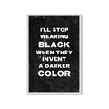Picture of I'll Stop Wearing Black III _GroupedProduct_Rectangle_Portrait_Framed_Matted_