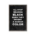 Picture of I'll Stop Wearing Black III _GroupedProduct_Rectangle_Portrait_Framed_Matted_