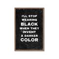 Picture of I'll Stop Wearing Black III _GroupedProduct_Rectangle_Portrait_Framed_Matted_