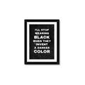 Picture of I'll Stop Wearing Black III _GroupedProduct_Rectangle_Portrait_Framed_Matted_