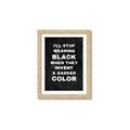 Picture of I'll Stop Wearing Black III _GroupedProduct_Rectangle_Portrait_Framed_Matted_