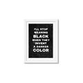 Picture of I'll Stop Wearing Black III _GroupedProduct_Rectangle_Portrait_Framed_Matted_