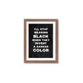 Picture of I'll Stop Wearing Black III _GroupedProduct_Rectangle_Portrait_Framed_Matted_