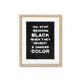 Picture of I'll Stop Wearing Black III _GroupedProduct_Rectangle_Portrait_Framed_Matted_