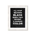 Picture of I'll Stop Wearing Black III _GroupedProduct_Rectangle_Portrait_Framed_Matted_