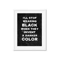 Picture of I'll Stop Wearing Black III _GroupedProduct_Rectangle_Portrait_Framed_Matted_