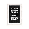 Picture of I'll Stop Wearing Black III _GroupedProduct_Rectangle_Portrait_Framed_Matted_