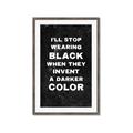 Picture of I'll Stop Wearing Black III _GroupedProduct_Rectangle_Portrait_Framed_Matted_