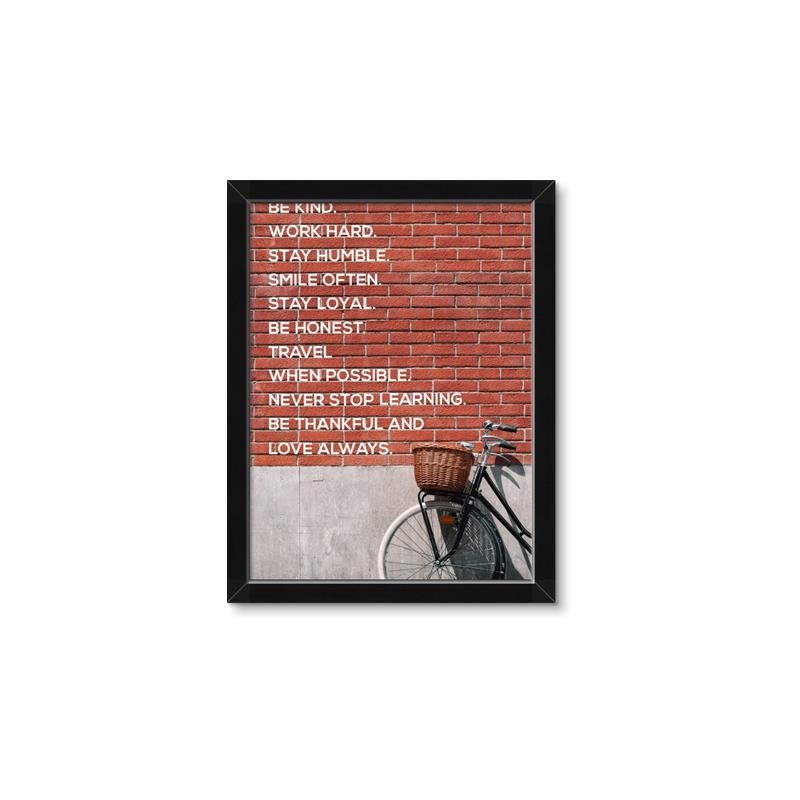 Picture of Be Kind Work Hard V _GroupedProduct_Rectangle_Portrait_Photography _GroupedProduct_Rectangle_Portrait_Framed_Matted_
