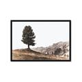 Picture of Tree on a Hill _GroupedProduct_Rectangle_Landscape_Photography _GroupedProduct_Rectangle_Landscape_Framed_Matted_