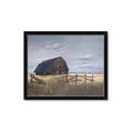 Picture of Wooden Barn in Field  _GroupedProduct_Rectangle_Landscape_Framed_Matted_