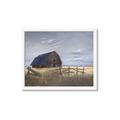 Picture of Wooden Barn in Field  _GroupedProduct_Rectangle_Landscape_Framed_Matted_