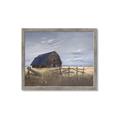 Picture of Wooden Barn in Field  _GroupedProduct_Rectangle_Landscape_Framed_Matted_