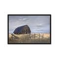Picture of Wooden Barn in Field  _GroupedProduct_Rectangle_Landscape_Framed_Matted_