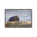 Picture of Wooden Barn in Field  _GroupedProduct_Rectangle_Landscape_Framed_Matted_