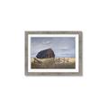 Picture of Wooden Barn in Field  _GroupedProduct_Rectangle_Landscape_Framed_Matted_