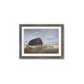 Picture of Wooden Barn in Field  _GroupedProduct_Rectangle_Landscape_Framed_Matted_