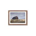 Picture of Wooden Barn in Field  _GroupedProduct_Rectangle_Landscape_Framed_Matted_