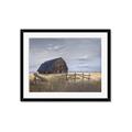 Picture of Wooden Barn in Field  _GroupedProduct_Rectangle_Landscape_Framed_Matted_
