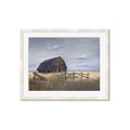 Picture of Wooden Barn in Field  _GroupedProduct_Rectangle_Landscape_Framed_Matted_