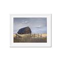 Picture of Wooden Barn in Field  _GroupedProduct_Rectangle_Landscape_Framed_Matted_