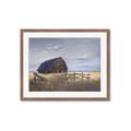 Picture of Wooden Barn in Field  _GroupedProduct_Rectangle_Landscape_Framed_Matted_