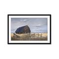 Picture of Wooden Barn in Field  _GroupedProduct_Rectangle_Landscape_Framed_Matted_