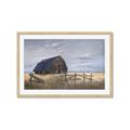 Picture of Wooden Barn in Field  _GroupedProduct_Rectangle_Landscape_Framed_Matted_