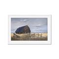 Picture of Wooden Barn in Field  _GroupedProduct_Rectangle_Landscape_Framed_Matted_