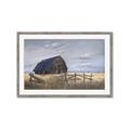 Picture of Wooden Barn in Field  _GroupedProduct_Rectangle_Landscape_Framed_Matted_