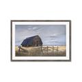 Picture of Wooden Barn in Field  _GroupedProduct_Rectangle_Landscape_Framed_Matted_